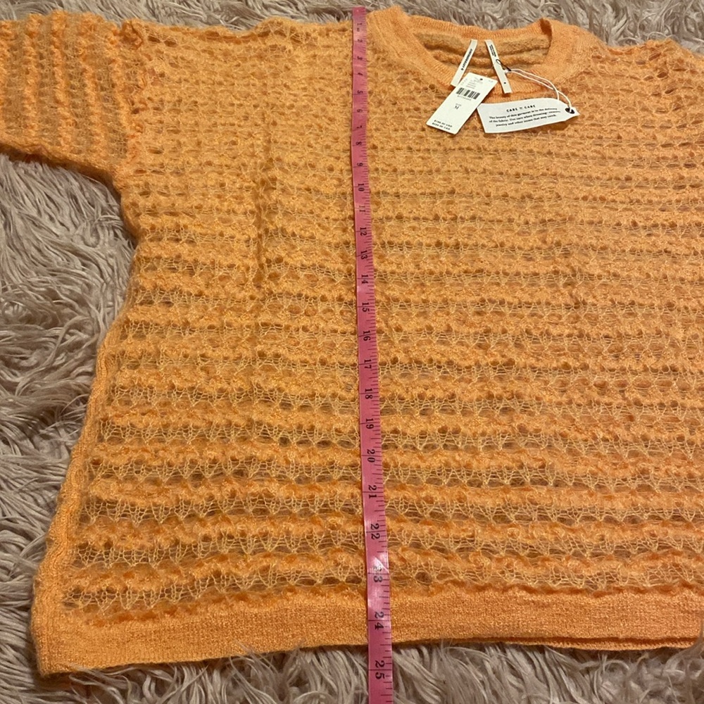 NWT Anthropologie Pilcro Wool Blend Open Stitch Sweater - Picture 11 of 14
